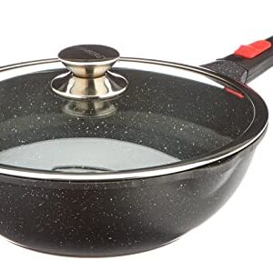 Kamberg - wok 30 cm - zdejmowany uchwyt - odlew aluminiowy - powłoka o