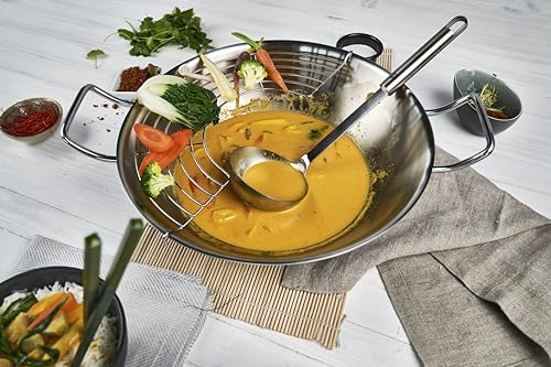 ZWILLING Wok, Inkl. Glasdeckel und herausnehmbaren Gittereinsatz, Indu - obrazek 3