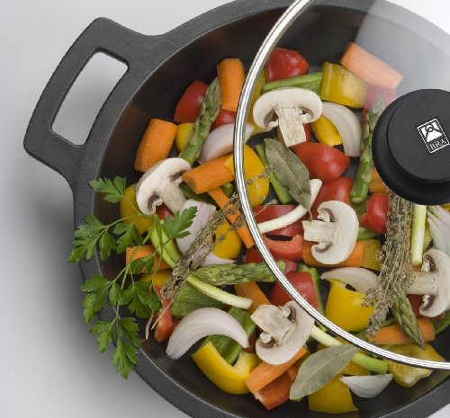 BRA Wok, aluminium, czarny, 24 cm - obrazek 3