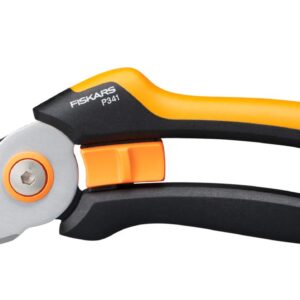 Fiskars Solid Sekator Ogrodniczy, Czarny/Pomarańczowy, 20,5 cm