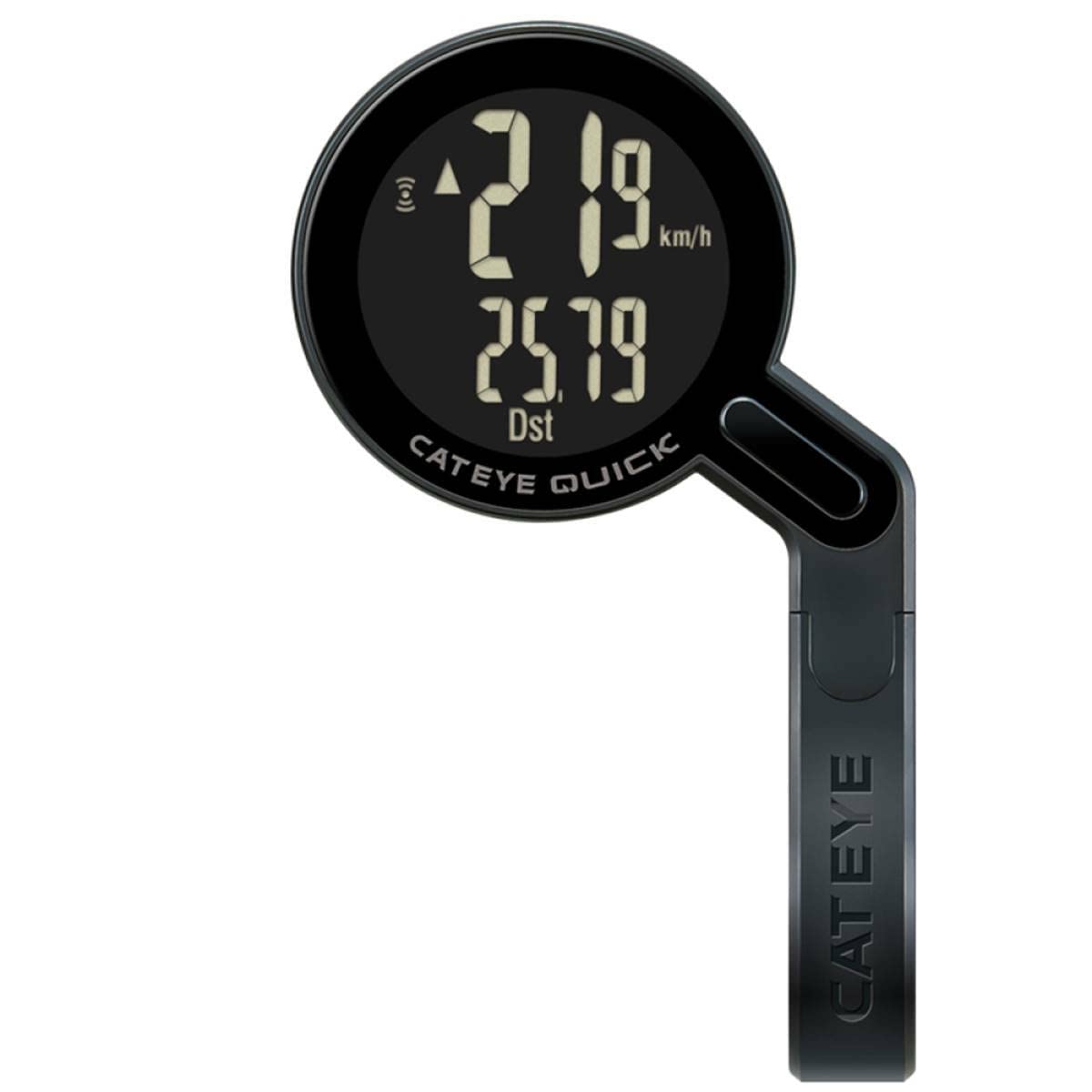 Cat Eye Uniseks Quick CTRS100W Komputer Rowerowy, Czarny (Czarny)