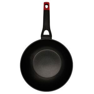 Wok PYREX 4937818 Optima z aluminium 28 cm czarny - najlepsza jakość