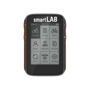 SmartLAB bike1 GPS komputer rowerowy z funkcją ANT i Bluetooth - duży wyświetlacz LCD 24 cala, licznik kilometrów i prędkościomierz rowerowy