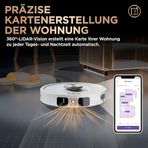 Shark PowerDetect Robot odkurzająco-mopujący 2 w 1, automatyczne opróż - obrazek 5