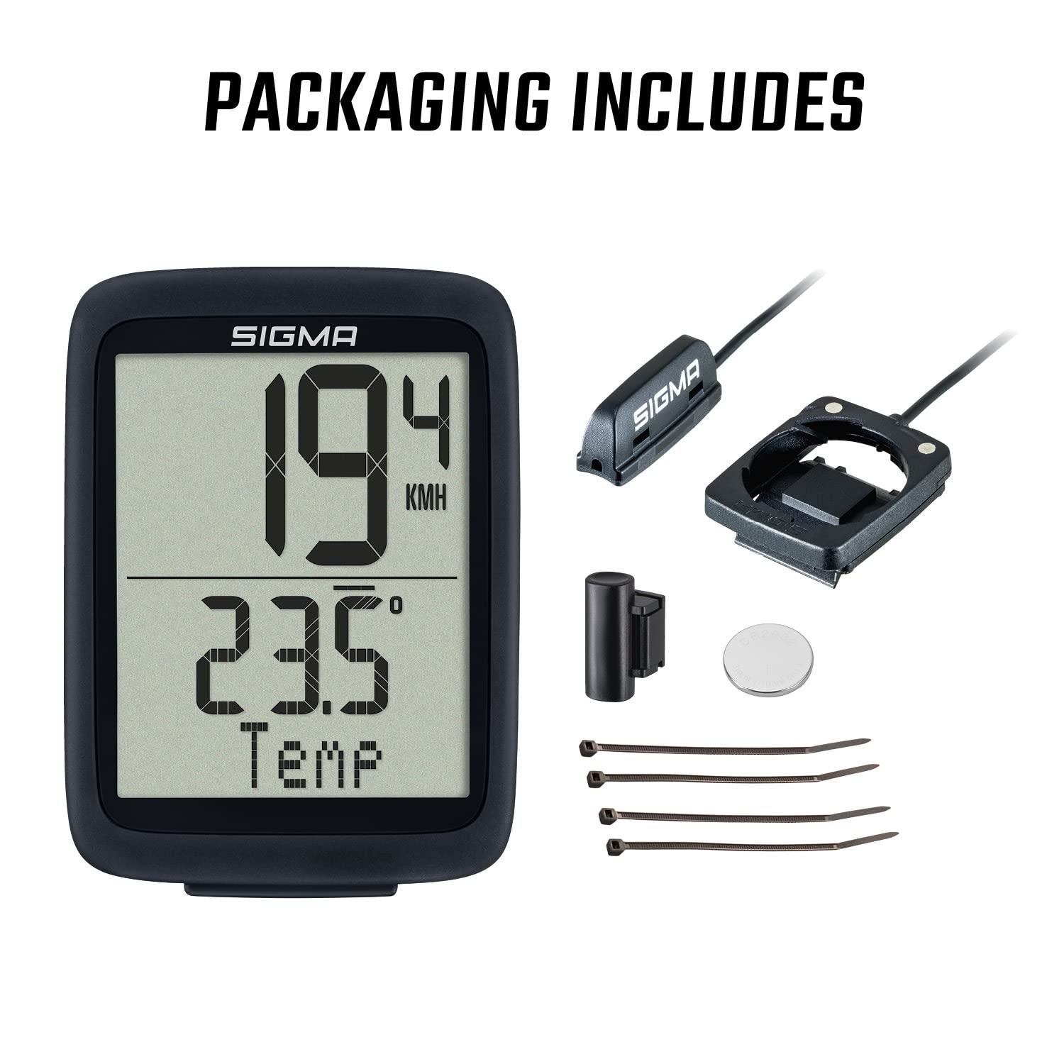 SIGMA BC 10.0 WR | Komputer rowerowy z 10 funkcjami | Komputer rowerow - obrazek 6