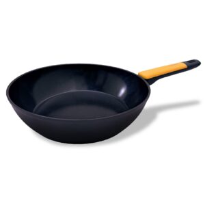 Fackelmann Wok 28 cm kute aluminium ceramiczna powłoka Greblon indukcja Vitro gaz piekarnik