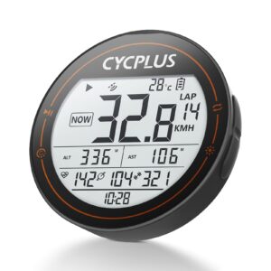 CYCPLUS Komputer rowerowy GPS bezprzewodowy IPX6 ANT Bluetooth 5.0 - kompatybilny z Strava
