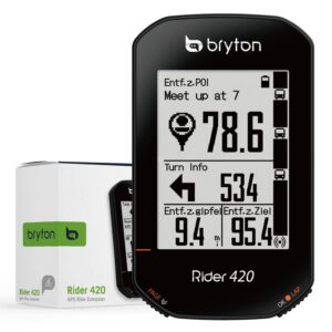 Bryton BR420E Komputer Rowerowy Czarny 2.3" dla Dorosłych - Unisex