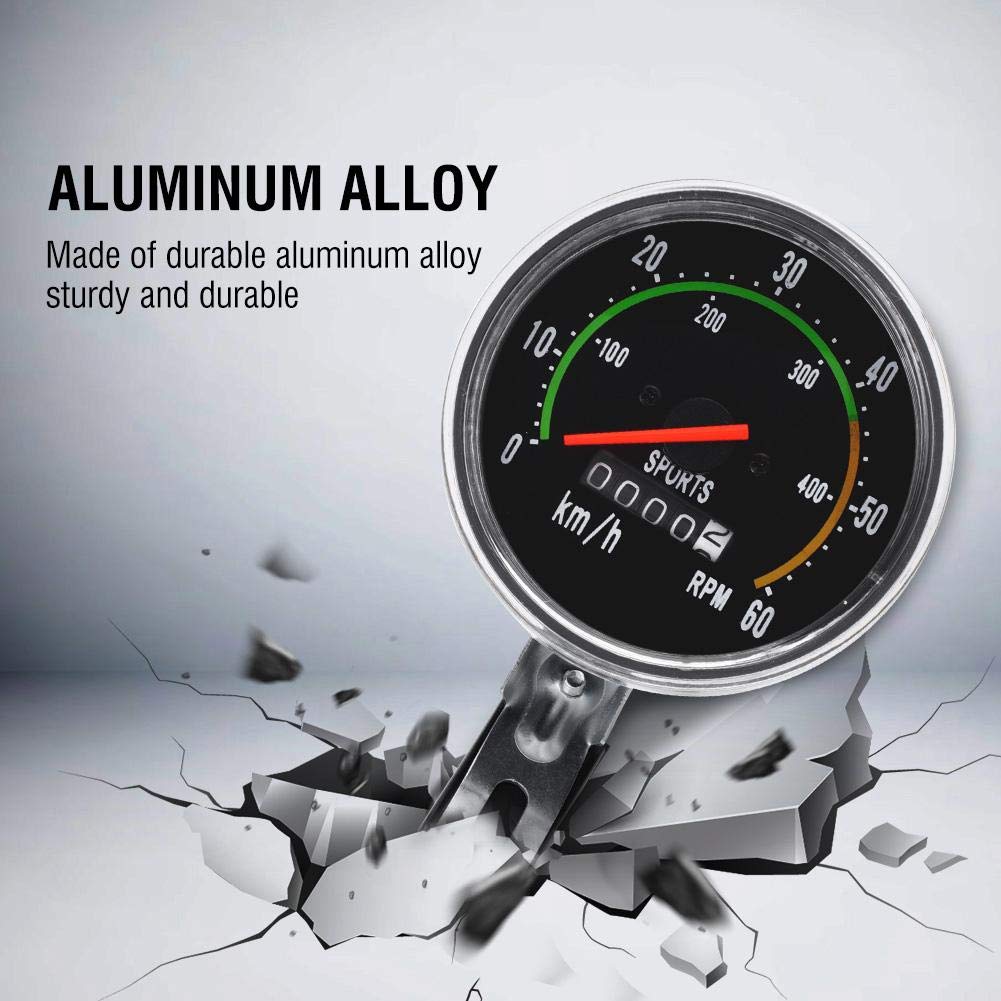 VIFER Mechaniczny licznik rowerowy licznik rowerowy czerwony wskaźnik - obrazek 9