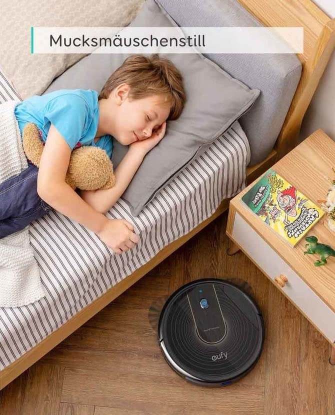 Eufy by Anker RoboVac 15C Robot Vacuum Cleaner z funkcją WLAN - Moc ssania 1300Pa, Cicha praca, Samodoładowujący się odkurzacz - obrazek 3