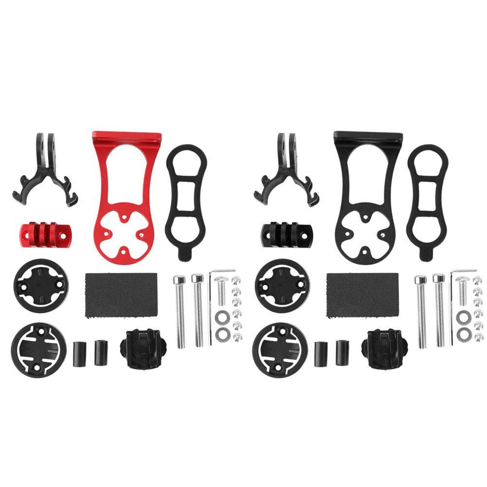 Uchwyt rowerowy metalowy do komputera GPS Garmin Cateye Bryton (czerwony) - obrazek 2