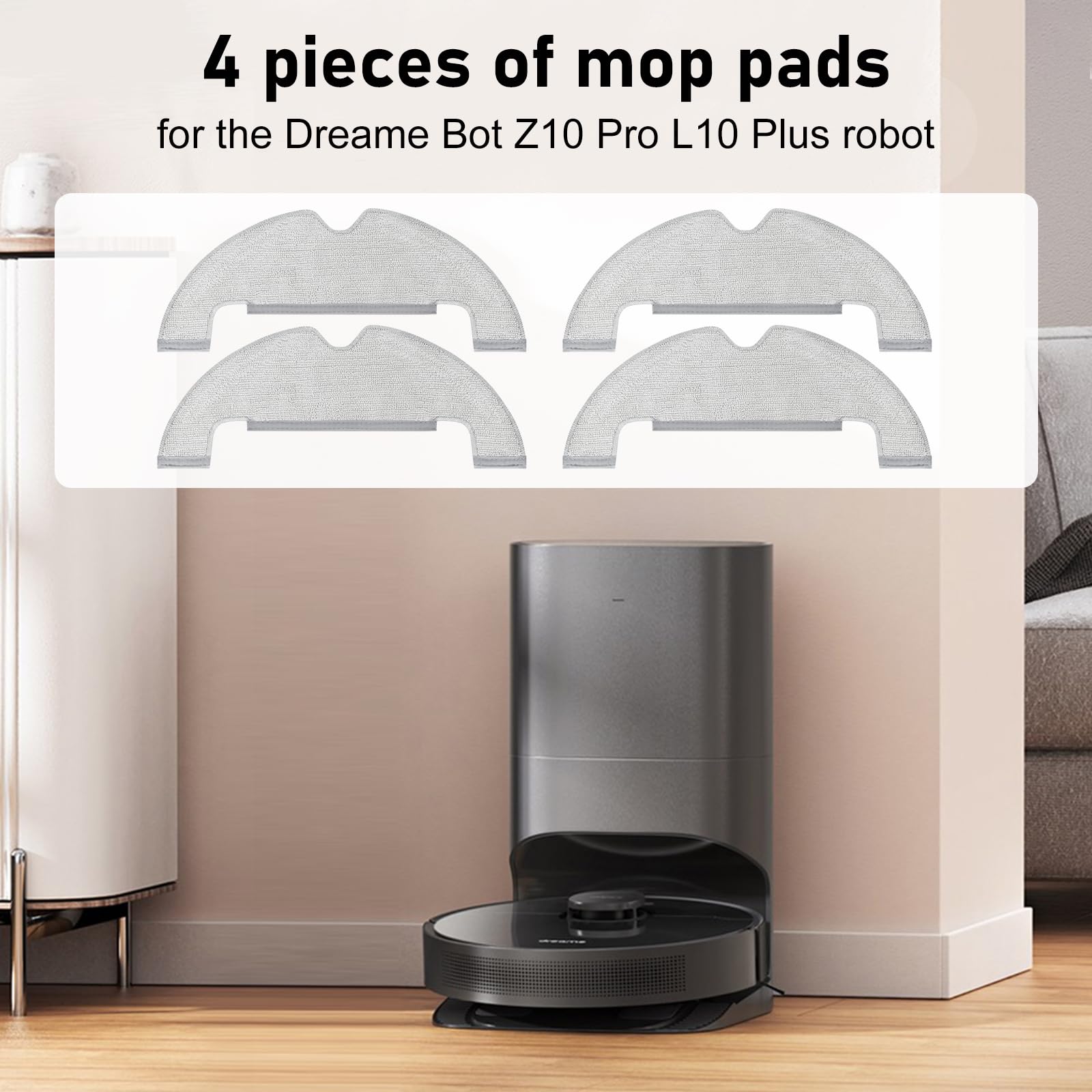 Podkładki do mopa dla Dreame Bot Z10 Pro L10 Plus - 10 szt - obrazek 8