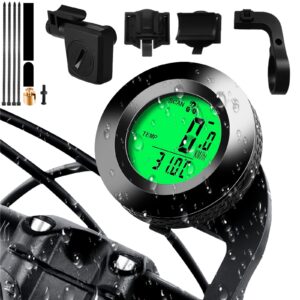 Licznik kilometrów Rower: Nizirioo 20 funkcji bezprzewodowy rowerowy licznik kilometrów z podświetleniem LCD - czarny