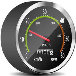 Prędkościomierz rowerowy Retoo - mechaniczny, wodoszczelny, analogowy, retro, czarny