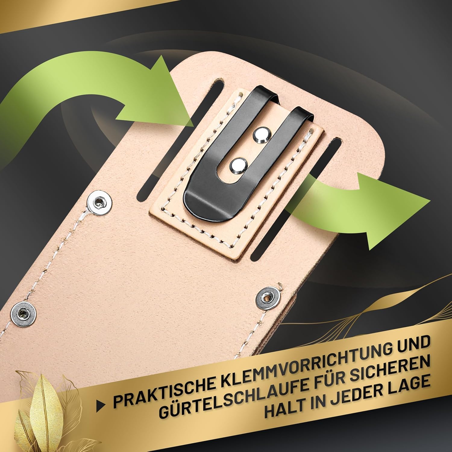 GRÜNTEK Profesjonalne nożyczki ogrodowe Premium Bypass 210 mm nożyce d - obrazek 2