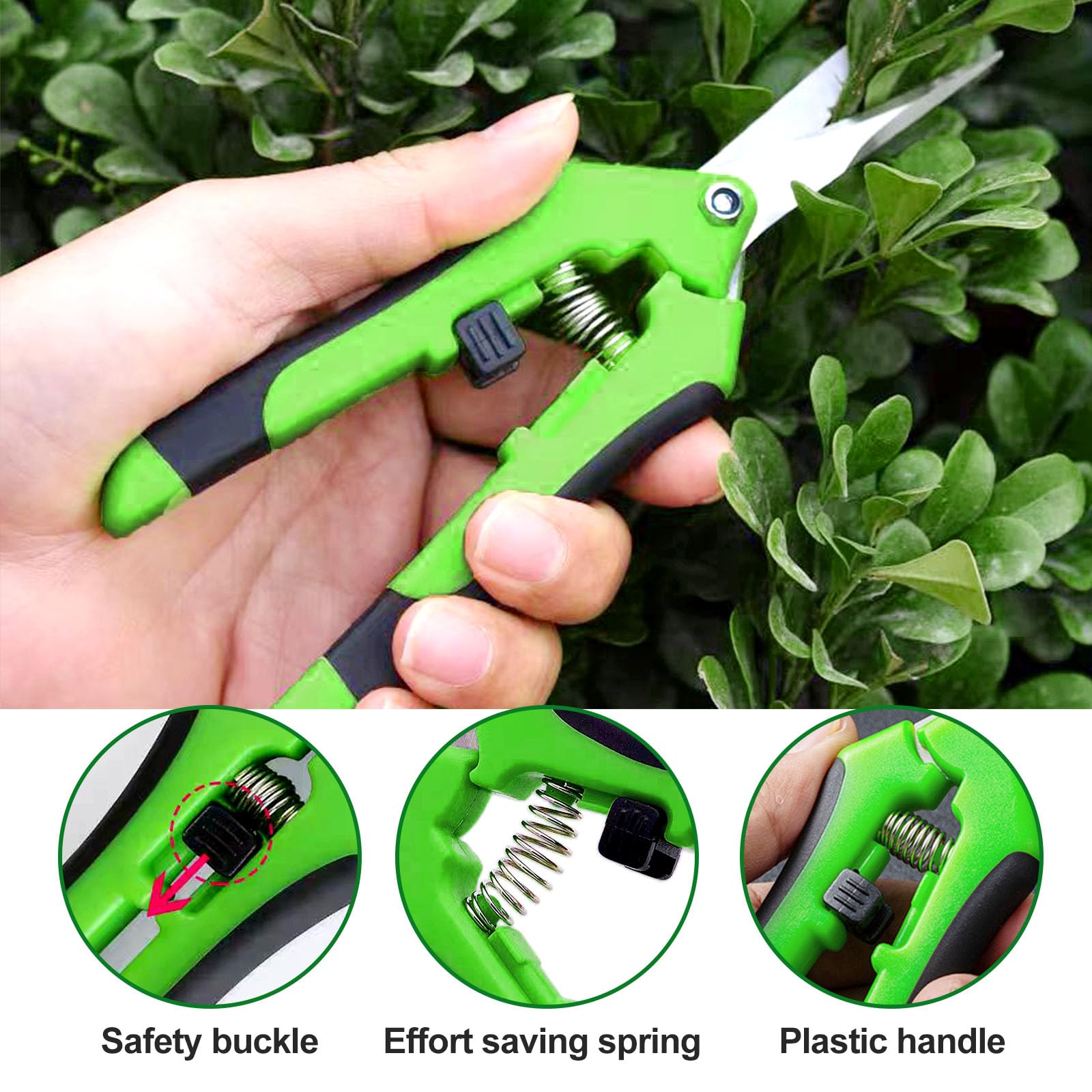 Zestaw 4 małych nożyczek do przycinania - Sekatory ogrodowe bonsai - obrazek 6