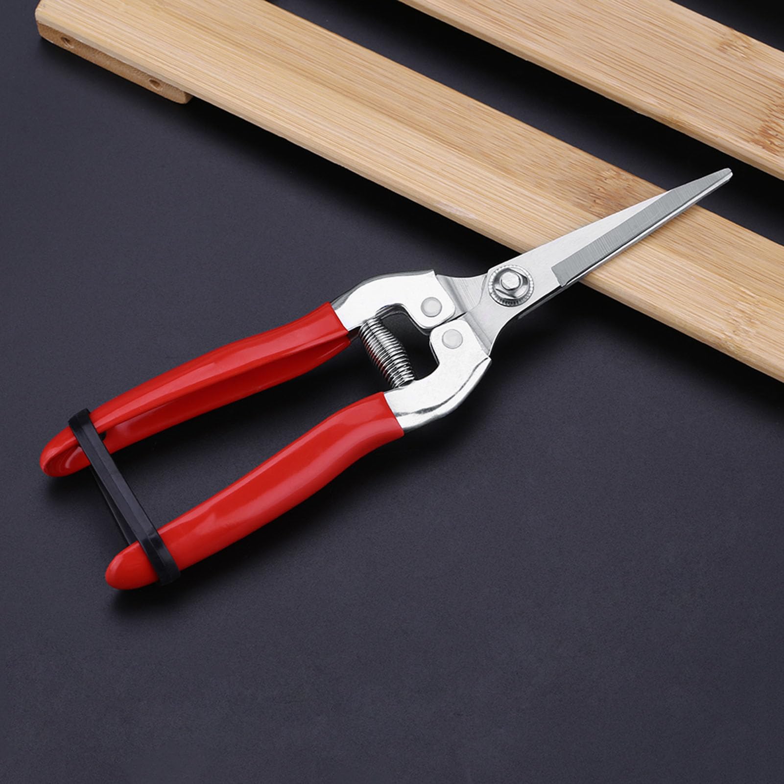 Sekatory Nożyce Do Żniw i Przycinania Stal Nierdzewna - Narzędzie Tnące Do Gałęzi Drzew Owocowych - obrazek 3