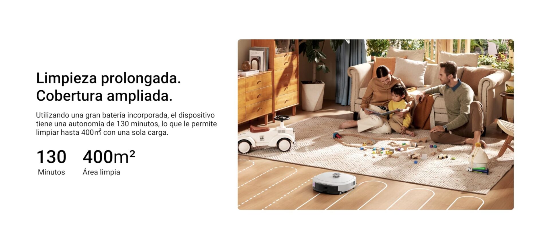 Robot odkurzacz Eureka J20 z mapowaniem, mopem gąsienicowym, wykrywaniem przeszkód, samooczyszczaniem, sterowaniem głosowym - 8000Pa, 3D, 45°C, 6000 mAh - obrazek 2