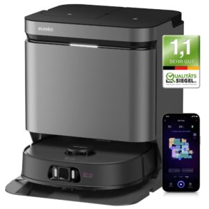 EUREKA J15 Pro Ultra - robot odkurzający i myjący z samoczyszczeniem, nawigacją LDS i zapobieganiem plątaniu się włosów