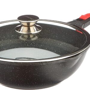 Kamberg 0008056, Wok, 28 Cm, Zdejmowany Uchwyt, Stop Aluminium, Powłok