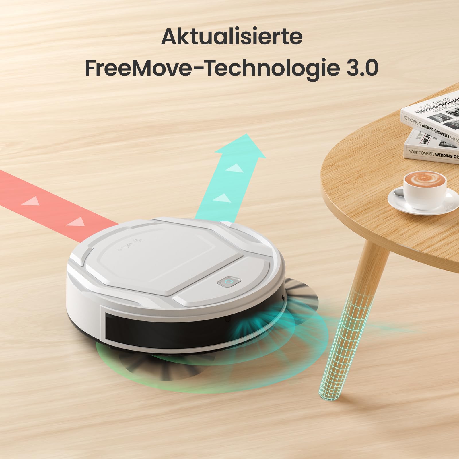 Robot odkurzający LEFANT 79 mm sterowany aplikacją, cicha praca, kompatybilny z Alexa, profesjonalna dysza ssąca, idealny do sierści zwierząt - SEO optymalizacja - obrazek 6