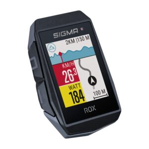 SIGMA ROX 11.1 EVO Black | Komputer rowerowy GPS z 150 funkcjami | E-r