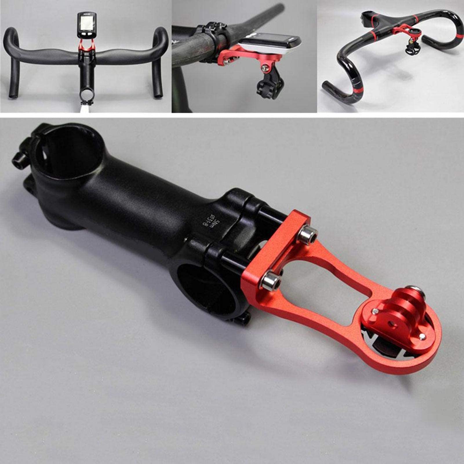 Uchwyt rowerowy metalowy do komputera GPS Garmin Cateye Bryton (czerwony) - obrazek 8