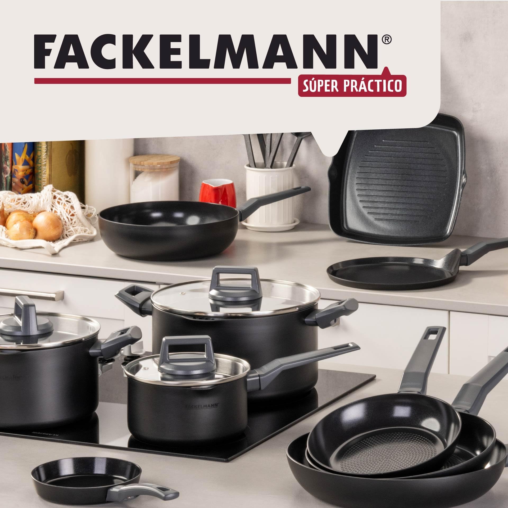 Fackelmann Statement patelnia wok 28 cm - ceramiczna patelnia wok - pa - obrazek 2