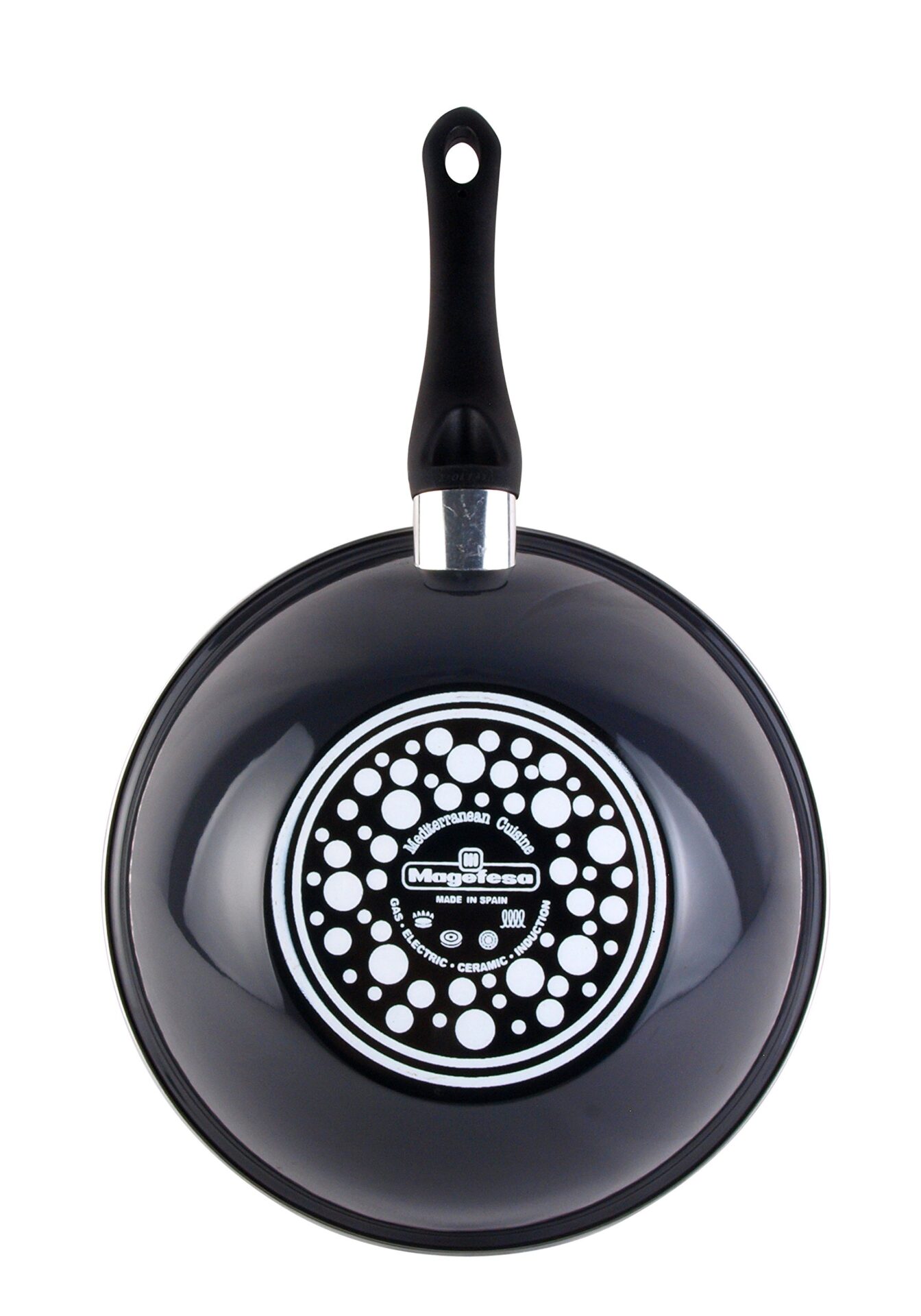 Wok Magefesa ciemnoszary 28 cm - najlepsza jakość i wytrzymałość - obrazek 2