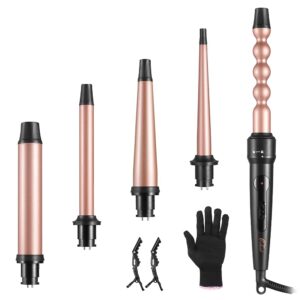 Zestaw dużych i małych loków, 5 w 1, lokówka do włosów z różnymi końcó