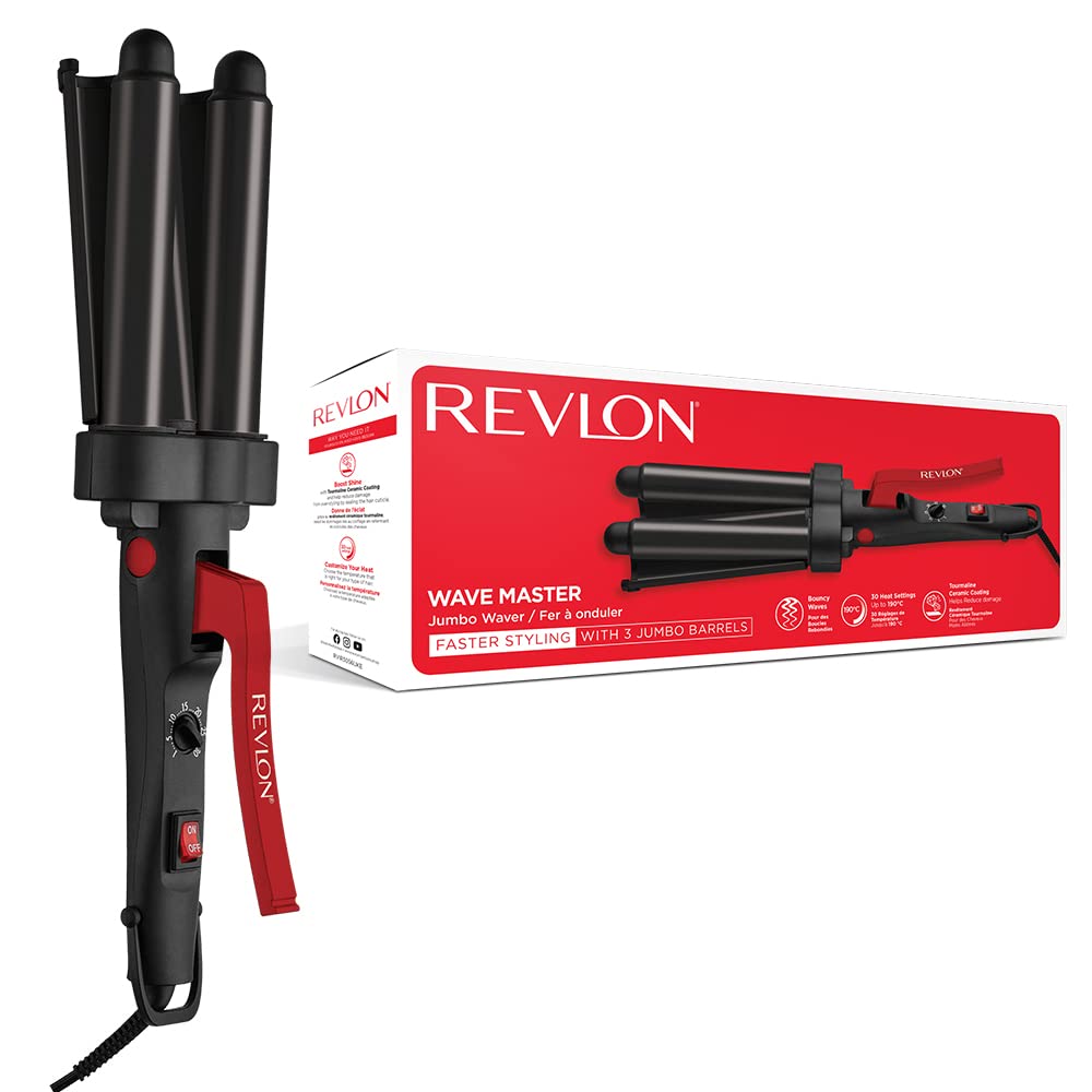 Falownica do włosów Revlon Wave Master Jumbo Waver (trzy bardzo duże w