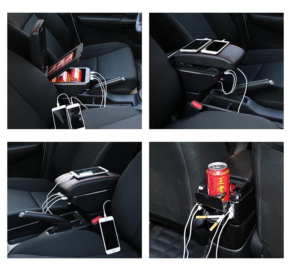 Podłokietnik konsoli środkowej Suzuki Ignis 2017-2023 (czarne) - obrazek 4