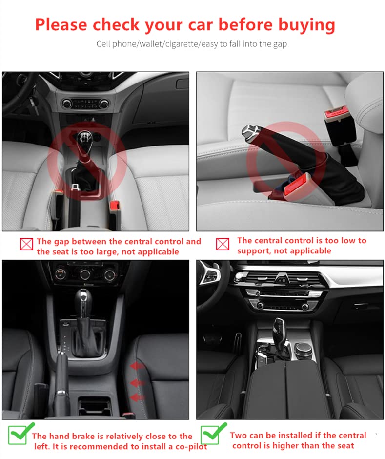 Podłokietnik samochodowy Qirc - ochraniacz na konsolę środkową, przedłużacz łokcia i przedramienia, podparcie nadgarstka - czarna - obrazek 7