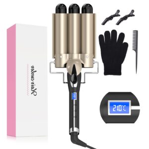 Falownica do włosów lokówka 32MM, AIMERVO LUŹNYCH FAL, 14 ustawienia t