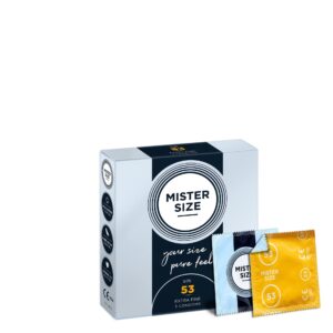MISTER SIZE Prezerwatywy zapewniające prawdziwe odczucia, bardzo cienk