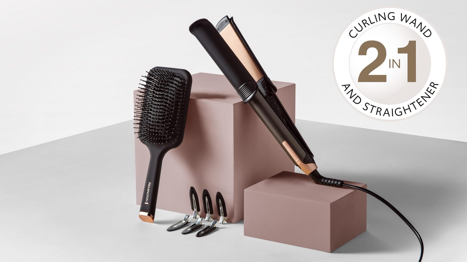 Remington prostownica do włosów i lokówka (2w1), łatwe przełączanie tr - obrazek 15