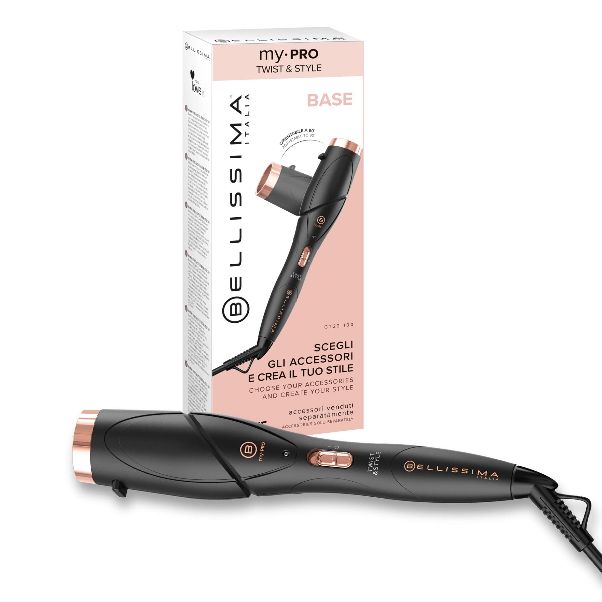 Imetec Bellissima My Pro Twist & Style GT22 100, uchwyt do stylizacji