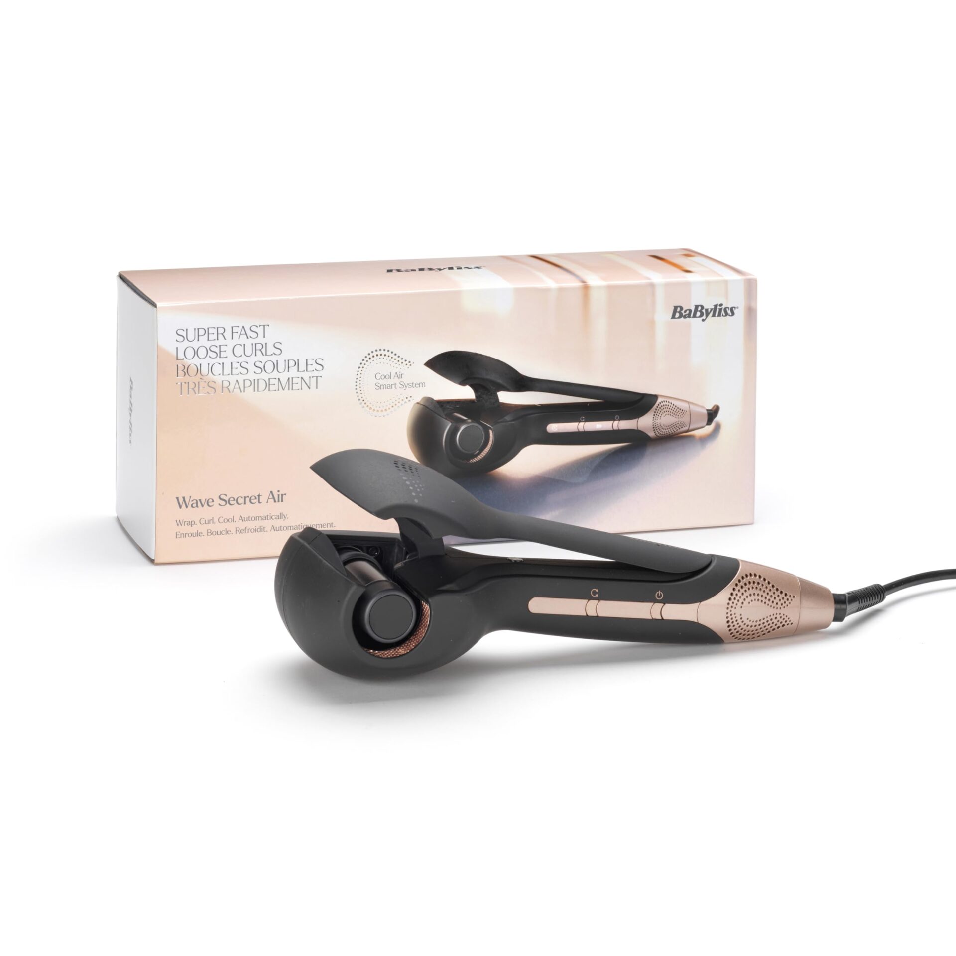 BaByliss Wave Secret Air Fer à Friser À chaleur Noir 2,5 m - obrazek 8