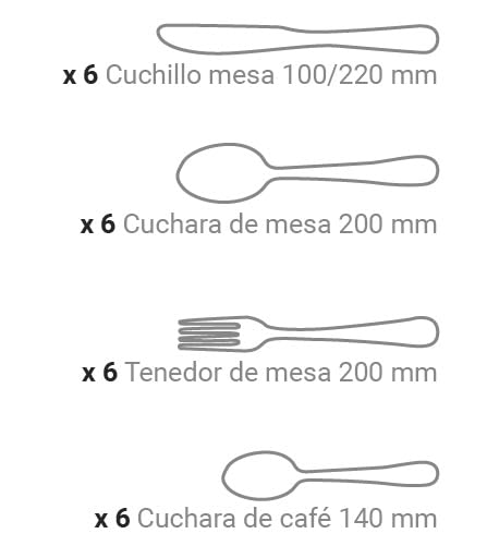 Arcos 572400 seria Toscana - pudełko na prezent zestaw sztućców 24 szt - obrazek 9