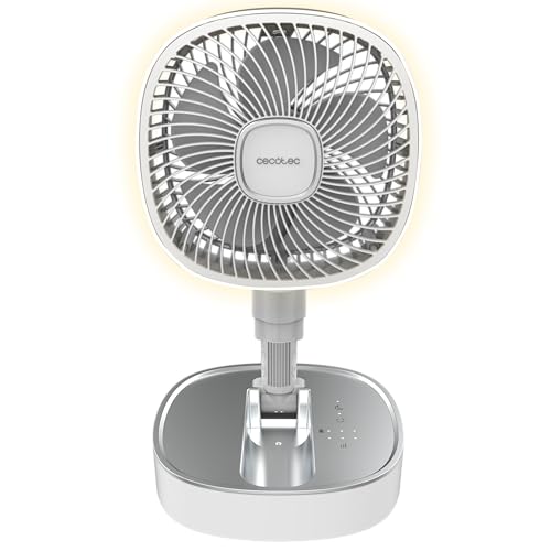 Cecotec - Składany przenośny wentylator ze światłem LED EnergySilence - obrazek 8