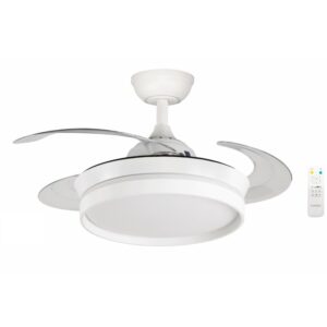 Bastilipo Chowany Wentylator Sufitowy 40 cm z Pilotem i LED 28 W FALESIA COMPACT