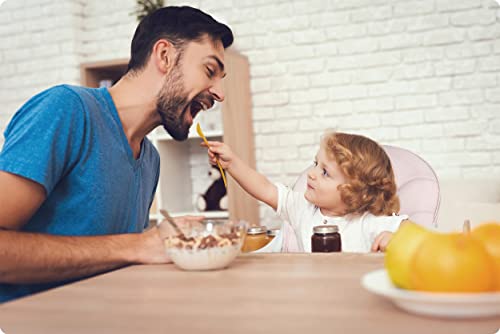 Ricokids Krzesełko do karmienia Milo dla dzieci składane tacka - obrazek 3