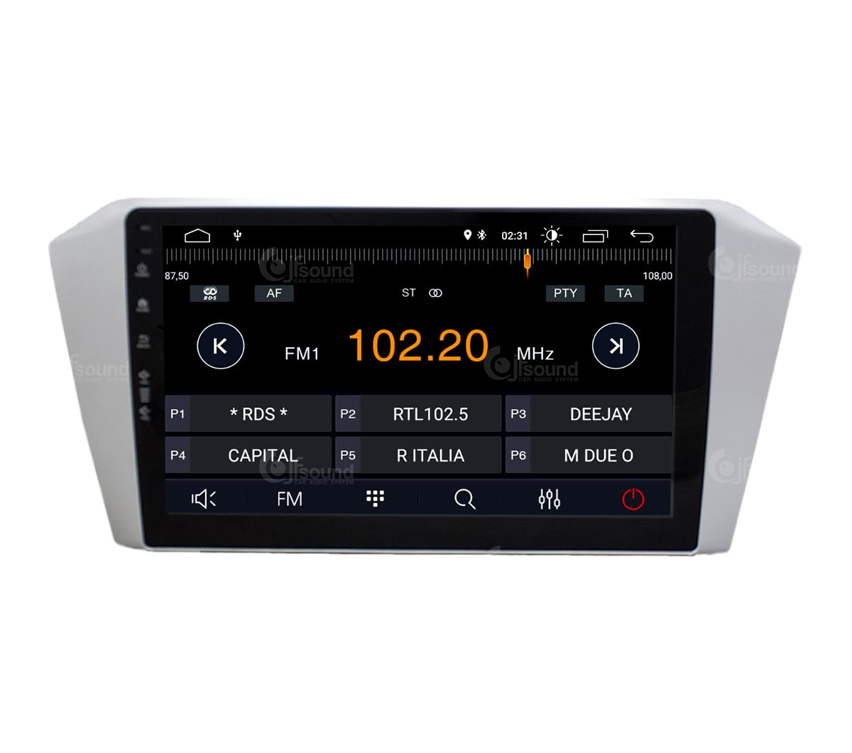 Radio samochodowe do VW Passat B8 2015 szary Android GPS Bluetooth WiFi USB DAB Touchscreen 10″ Carplay AndroidAuto - obrazek 3