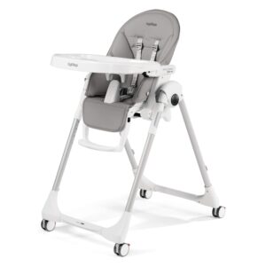 Peg Perego HPPFX2ICEX Wysokie Krzesło z Funkcją Leżenia dla Niemowląt,