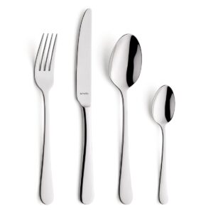 AMEFA Austin 24-częściowy zestaw sztućców, dla 6 osób, w stylu vintage