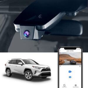 FITCAMX Dashcam 4K do Toyota RAV4 2019-2021, WiFi, noktowizor, 64 GB