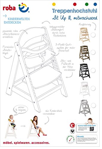 Roba B0014R524W Krzesełko, Brązowy, 78,5 x 54 x 44,5 cm - obrazek 6