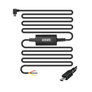 KAWA Dashcam Auto Hardwire Kit Kompatybilne z D8 D10. Port Mini-USB