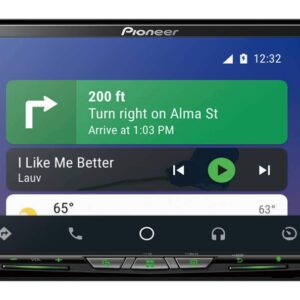 Pioneer AVH-Z9200DAB-AN Odtwarzacz multimedialny 2-DIN rozkładany 7-calowy ekran dotykowy ClearType złącze do smartfona Android Auto Bluetooth 13-pasmowy korektor graficzny w tym antena DAB