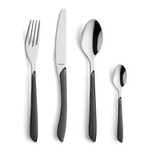 Kuppels Prisma zestaw sztućców dla 6 osób, z polerowanej stali nierdze